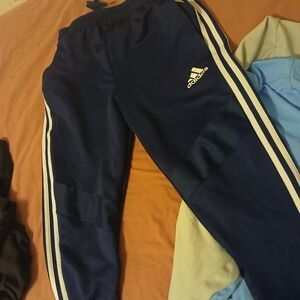 Adidas Men's Dark Blue Jeans